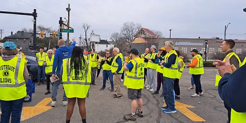 Parsons Ave Litter Clean-up for the  Columbus Marathon