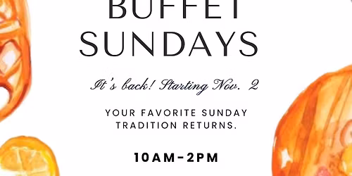 Sunday Buffet Brunch at J. Theodore