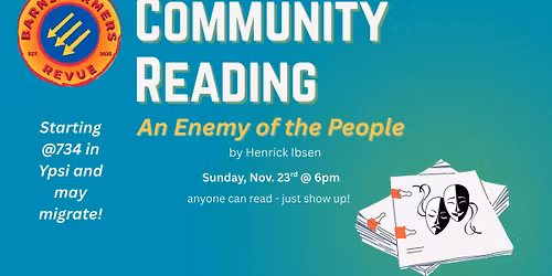 Community Reading: Ibsen's "An Enemy of the People"