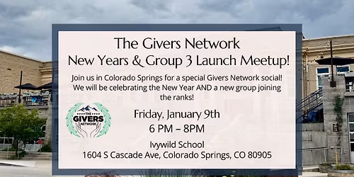 The Givers Network: New Year & Group 3 Launch Meetup
