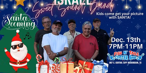 \ud83c\udf84 Israel and the Sweet Sound Band \u2013 Christmas at Fish N\u2019 Tails! \ud83c\udf85