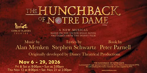 The Hunchback of Notre Dame at CPT