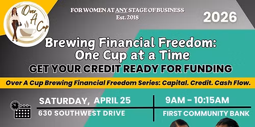 OAC April Meeting: Fix Your Credit. Get Funded