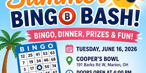 \u2600\ufe0f MCABA Summer Bingo Bash \u2600\ufe0f