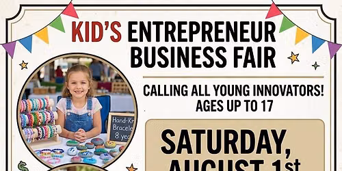 Kid's Entreprenuer Business Fair