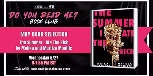 "Do You Read Me" Book Club Meeting - The Summer I Ate the Rich