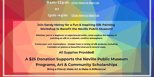 Silk Painting Workshop at The Neville