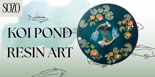 KOI POND RESIN ART