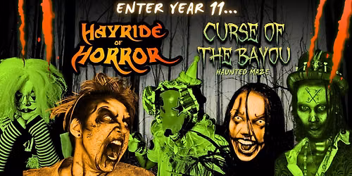 Hayride of Horror & Curse of the Bayou Haunted Maze 2026