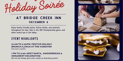 Bridge Creek Inn Holiday Celebration