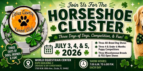 AKC Horseshoe Cluster by Citrus County Kennel Club