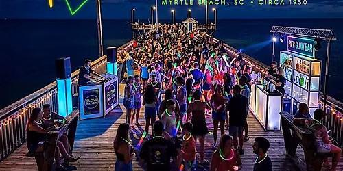 Glow Party at the Springmaid Pier Celebrating America 250