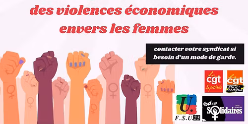 Conf\u00e9rence : le monde du travail un monde repr\u00e9sentatif des violences \u00e9conomiques envers les femmes