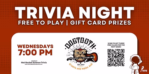 TRIVIA NIGHT AT DOGTOOTH