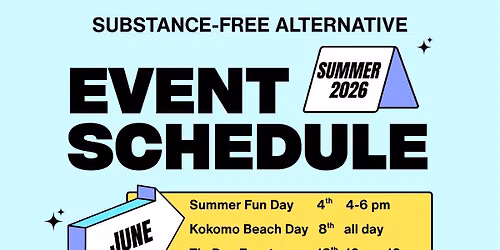 Summer Events Calendar