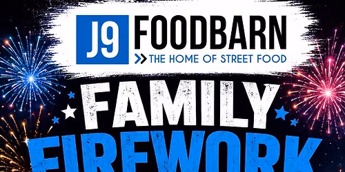 Family fireworks display