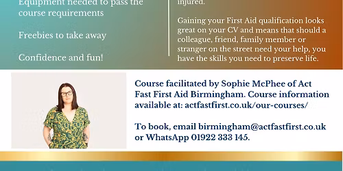 Level 3 Emergency First Aid at Work