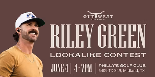 Riley Green Lookalike Contest - Midland, TX