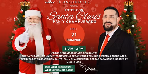 Fotos Navide\u00f1as Gratis con Santa \u2014 Con Pan y Champurrado para todas las familias.