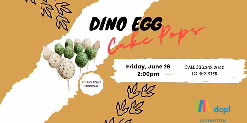 Dino Egg Cake Pops