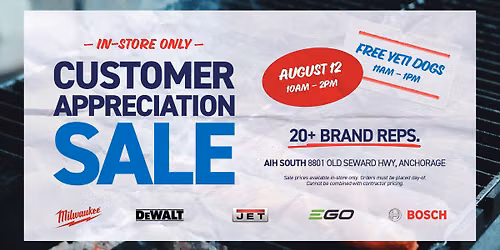 Customer Appreciation Sale