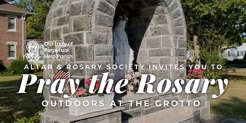 Summer Rosary at the Grotto