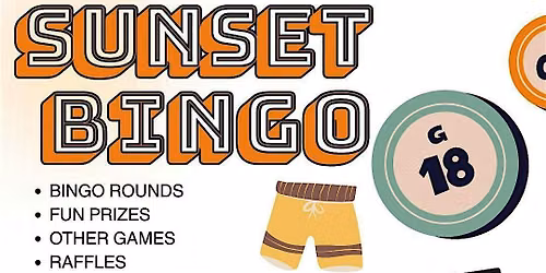 Sunset Bingo Night Poolside