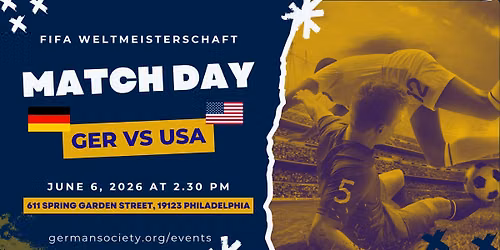 FIFA World Cup Watch Party Series: GER - USA (friendly game)