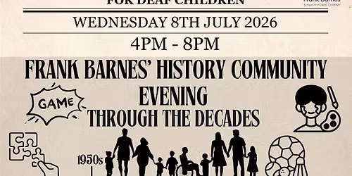 Frank Barnes' History Community Evening