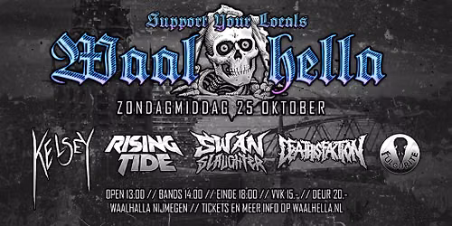 Waalhella 16: Swanslaughter,Deathisfaction,Kelsey,Rising Tide,Fulgurite