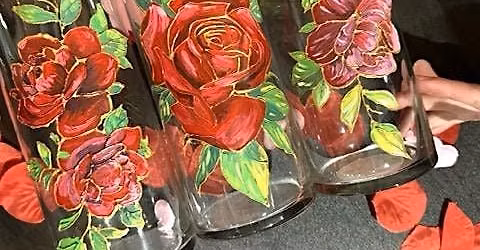 Ivana Kupala Flower Vase Painting
