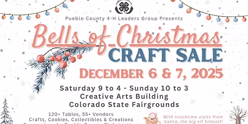 2025 Bells of Christmas Craft Sale