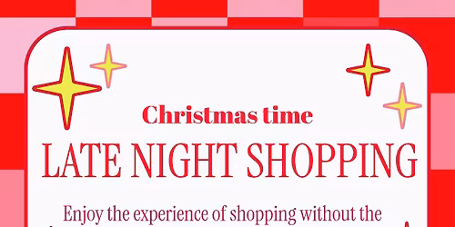 late night shopping