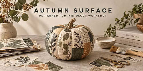 AUTUMN SURFACE: Patterned Pumpkin D\u00e9cor Workshop \u2014 Minneapolis