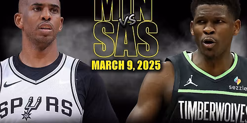 Minnesota Timberwolves vs. San Antonio Spurs