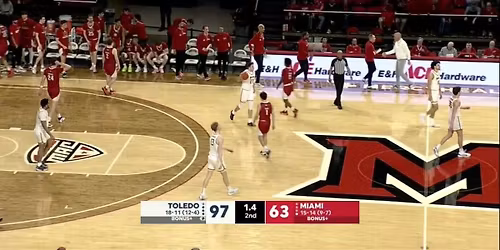 Miami (OH) RedHawks at Toledo Rockets Mens Basketball
