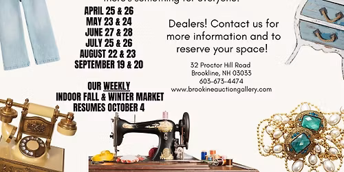 Spring & Summer Antique Market Weekend! 