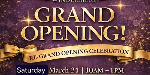 RE-GRAND OPENING