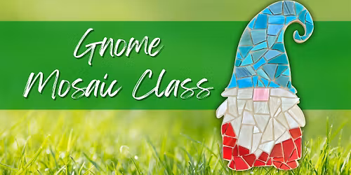 Glass Mosaic - Gnome at The Vineyard at Hershey!