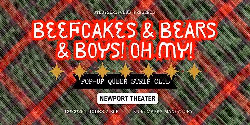 TBOYSKR1PCLUB presents BEEFCAKES & BEARS & BOYS! OH MY!