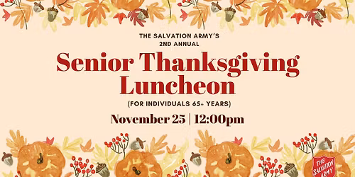 Senior Thanksgiving Luncheon