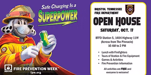 Bristol Tennessee Fire Department Open House