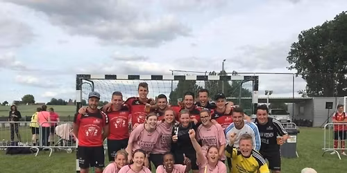 Openlucht zaalvoetbaltornooi