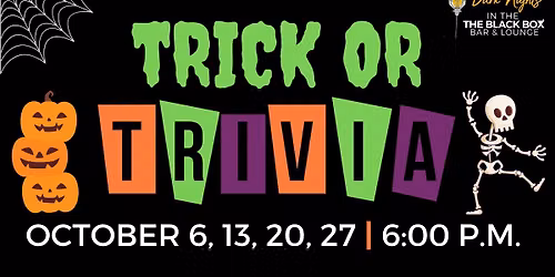Trick or Trivia in The Black Box Bar & Lounge