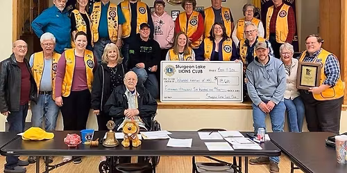 28th annual sturgeon Lake Lions Club Thanksgiving Feast