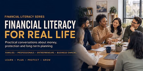 July 25, Saturday, Financial Literacy Community Networking Event