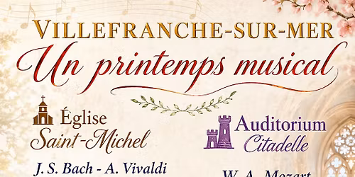 Concert - Un printemps musical - Auditorium de la Citadelle