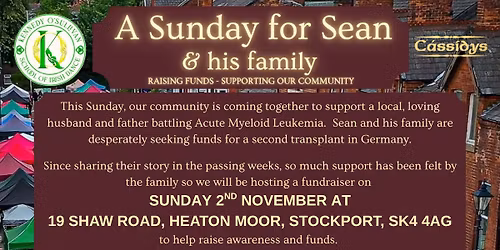 A Sunday for Sean Dwyer & Family
