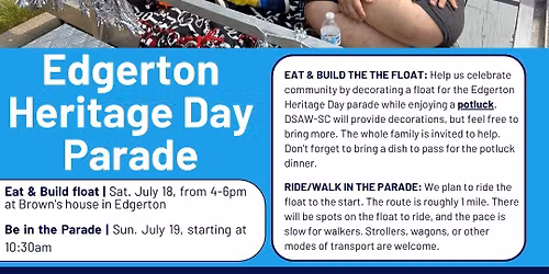 Edgerton Heritage Day Parade