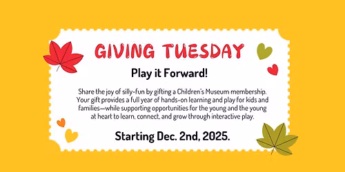 Gift a Membership for Giving Tuesday!